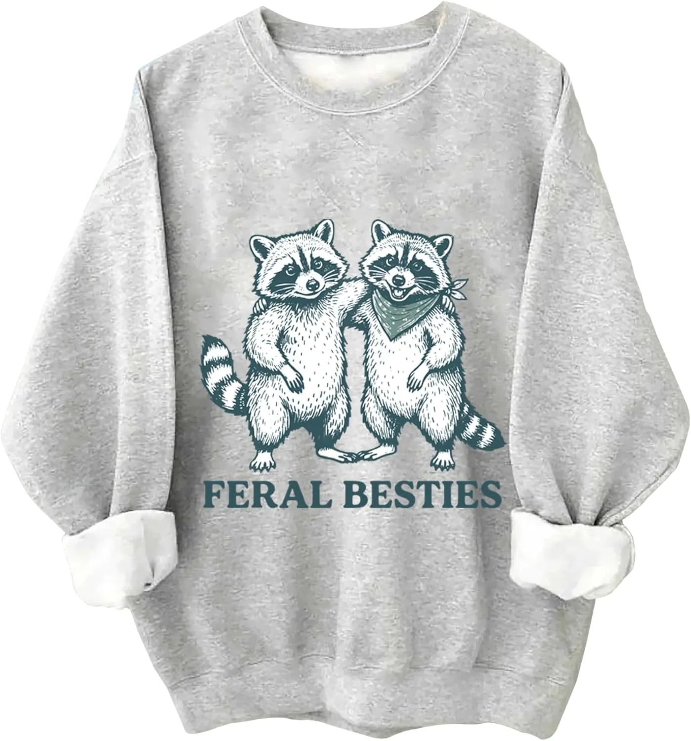 

Свитшот Feral Besties с принтом Relliot