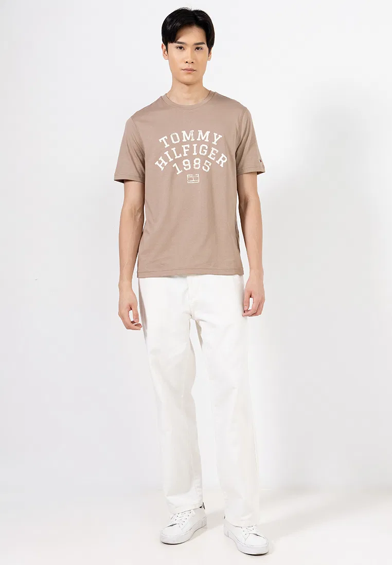 Футболка с коротким рукавом, Arch Tee, Tommy Hilfiger, коричневый — фото 4