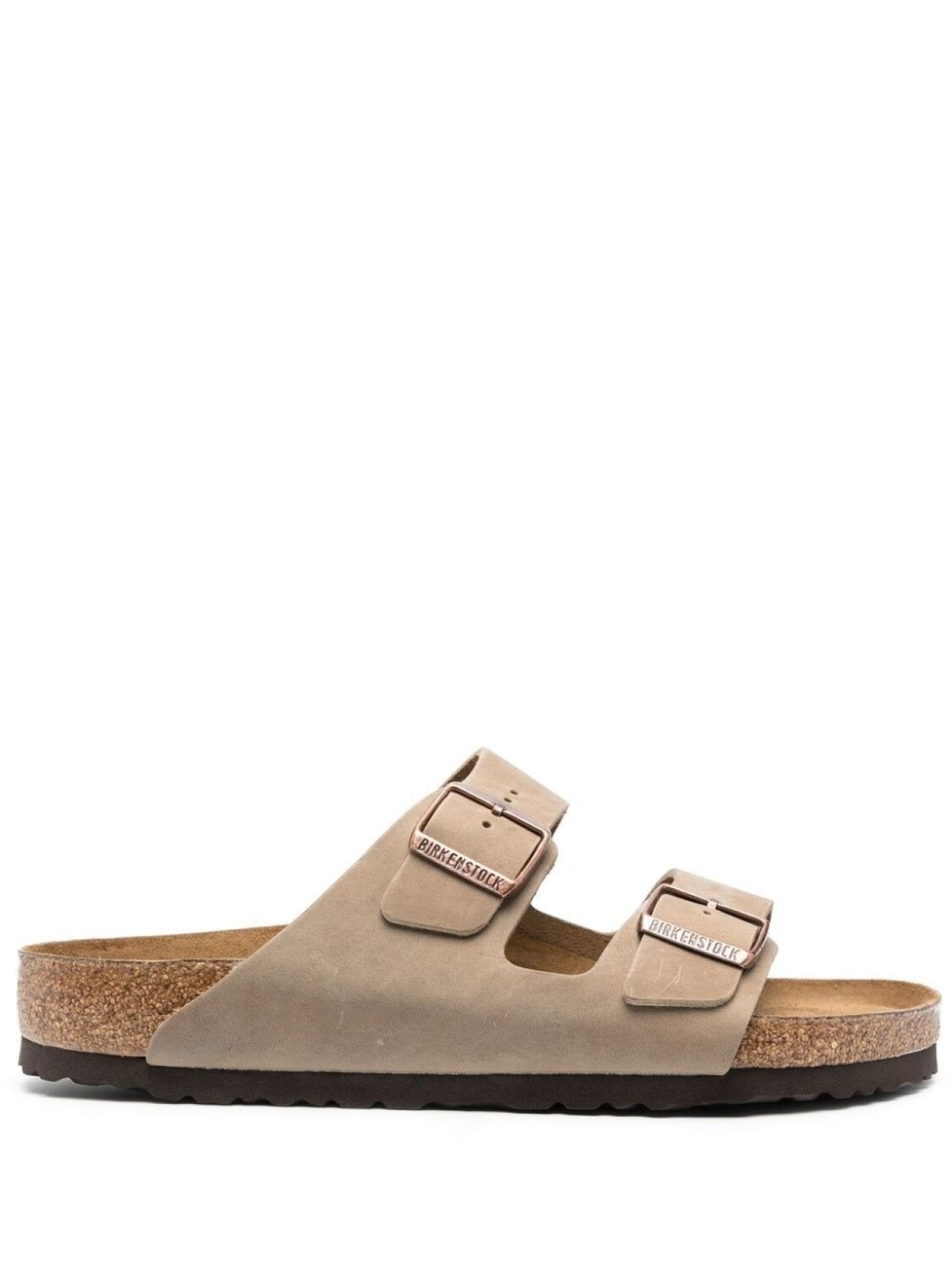

Birkenstock сандалии Arizona с пряжками, нейтральный цвет