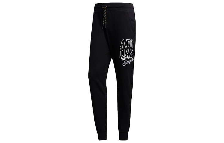 

Трикотажные спортивные штаны мужские черные Adidas Neo, черный