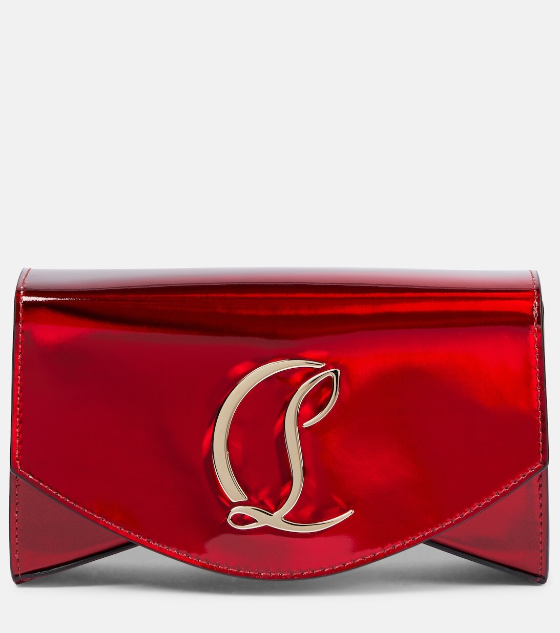

Сумка через плечо Loubi54 из лакированной кожи Christian Louboutin, красный