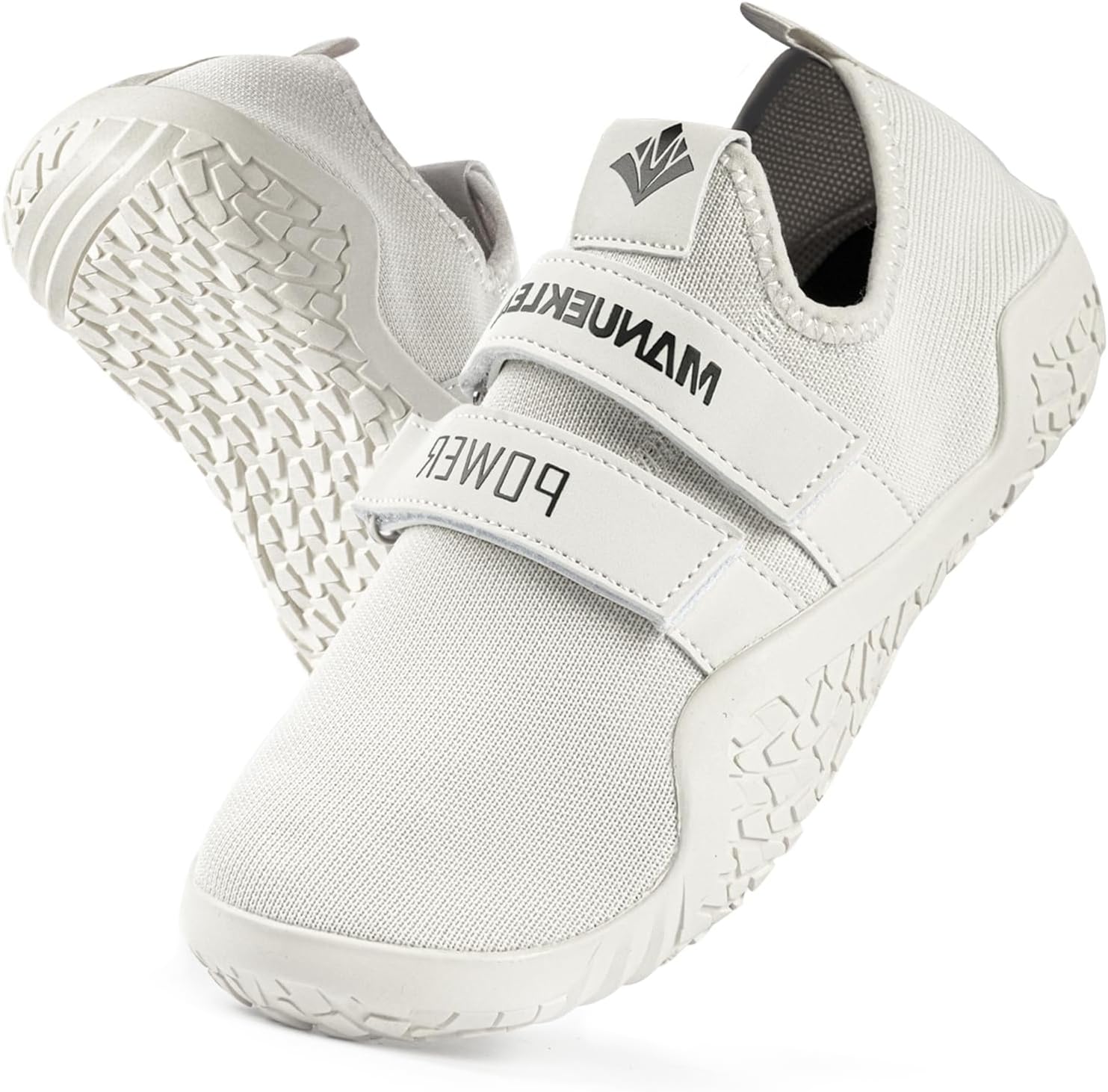 

Обувь для становой тяги MANUEKLEAR - обувь для тяжелой атлетики для мужчин и женщин - обувь для приседаний, фитнеса, кросс-тренинга, тренировки в спортзале босиком M Manueklear, бежевый