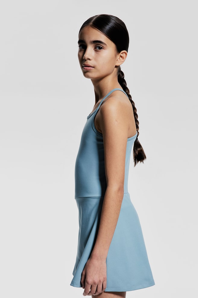 

Спортивное платье с драймоувел H&M, бирюзовый