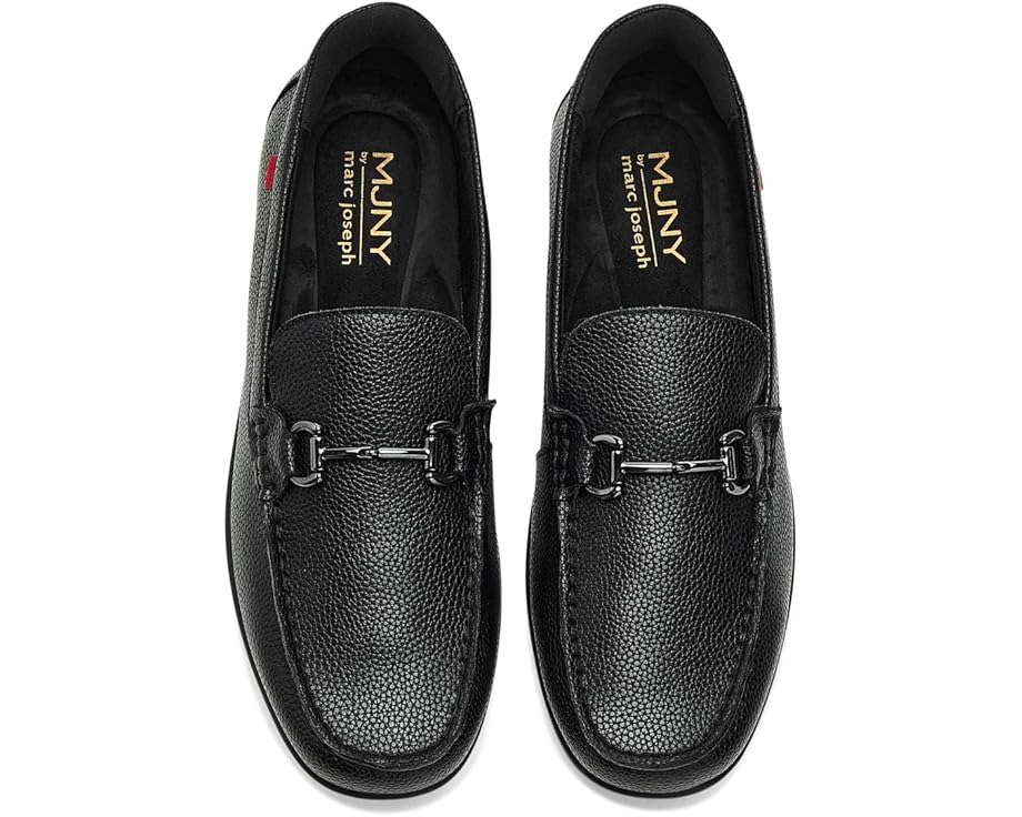 Мужские лоферы Marc Joseph New York Elliot Road (Hands Free Technology), Black Grainy Leather — фото 2