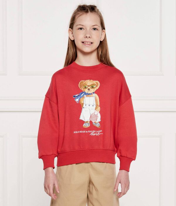 

Свитер Loose fit Polo Ralph Lauren, красный