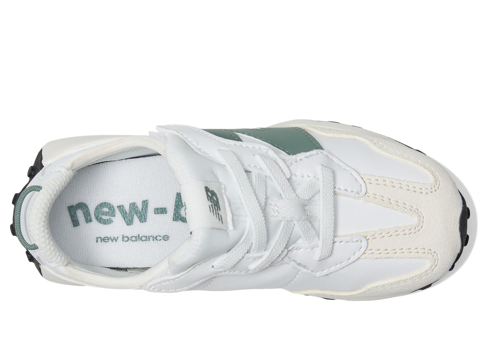 Кроссовки New Balance Kids 327 New-B, цвет White/Dark Juniper — фото 2