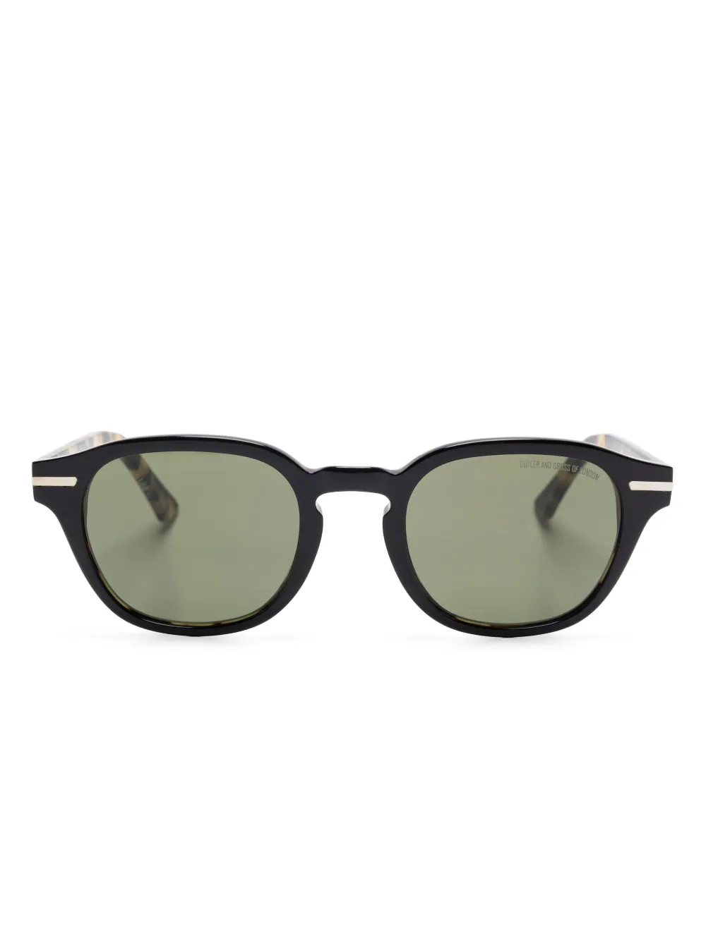 

Солнцезащитные очки в круглой оправе Cutler & Gross, черный