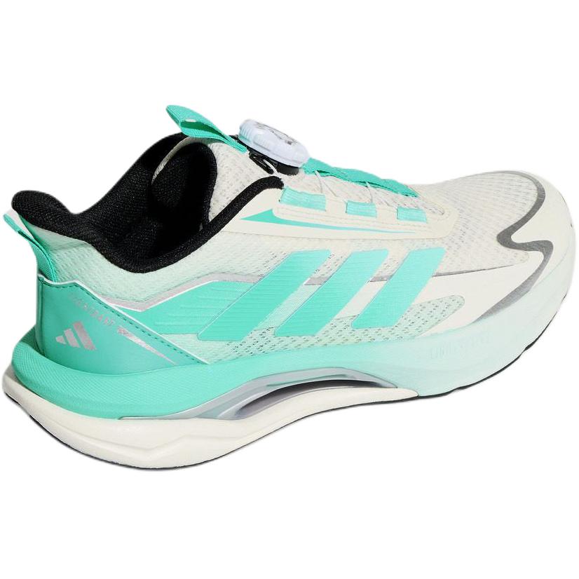 Adidas Lightdart Habu нескользящие устойчивые к истиранию низкие детские кроссовки Beige White Green Kids' — фото 3