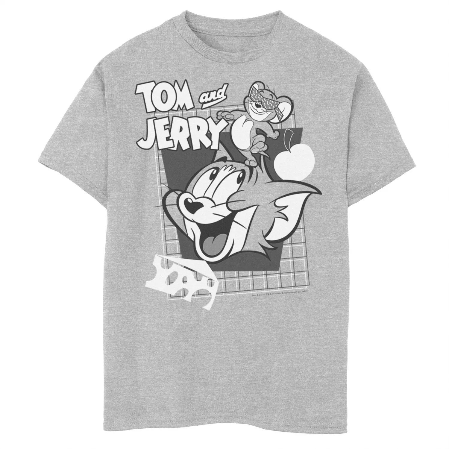

Футболка Tom & Jerry с портретом в стиле ретро для мальчиков 8–20 лет Licensed Character