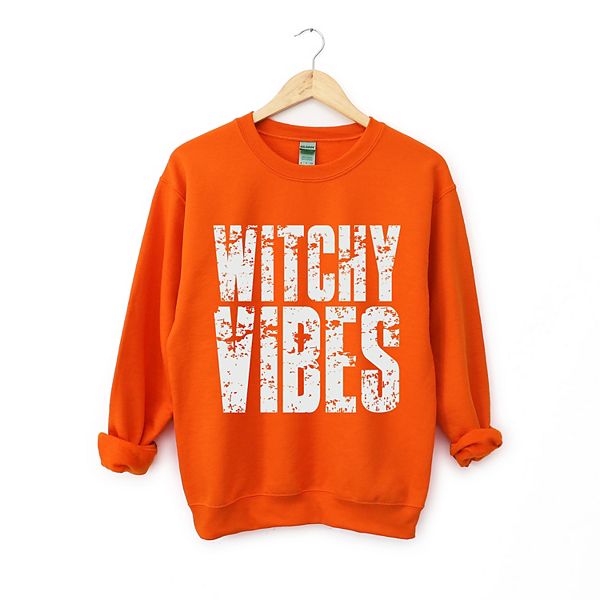 

Графический свитшот Witchy vibes для женщин Simply Sage Market, Orange, Зеленый, Графический свитшот Witchy vibes для женщин Simply Sage Market, Orange