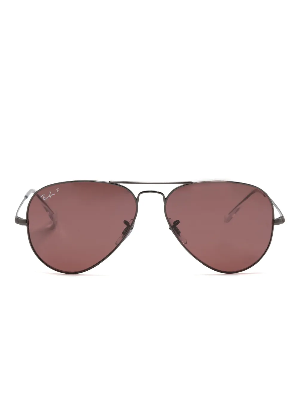 

Солнцезащитные очки Aviator Metal II Ray-Ban, серебяный