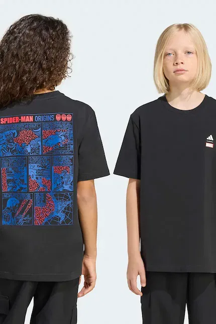 Футболка Marvel Adidas, черный — фото 3