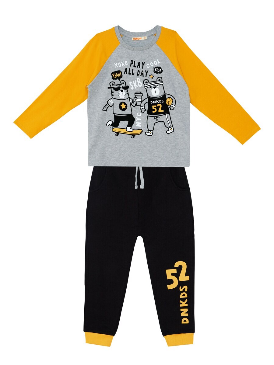 

Спортивный костюм Denokids Tracksuit Play Allday, серый