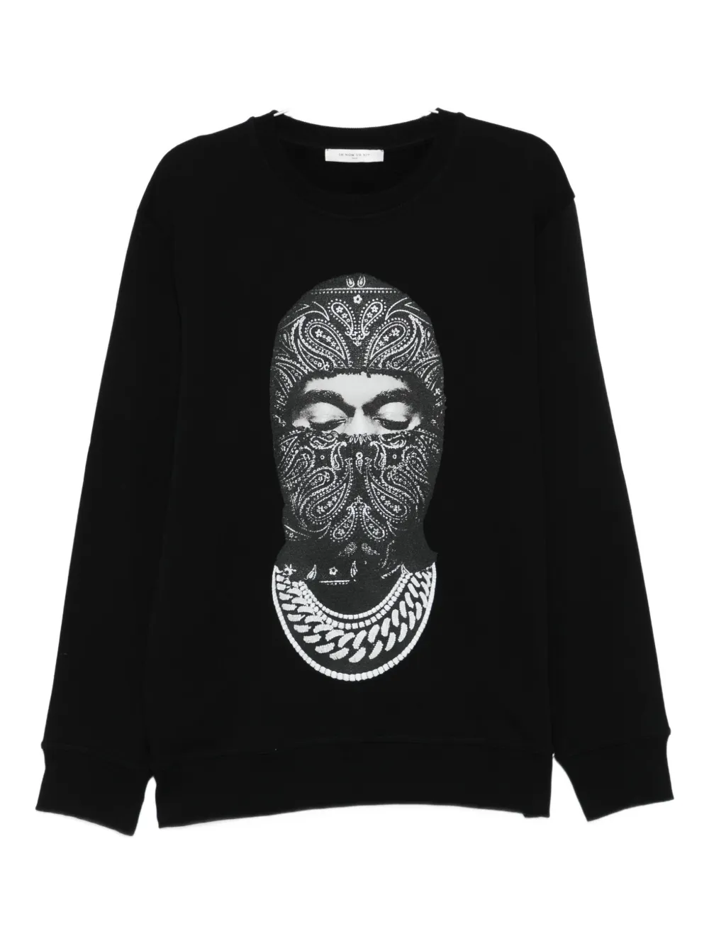 

Свитшот с принтом бандана в стиле пейсли Ih Nom Uh Nit, черный