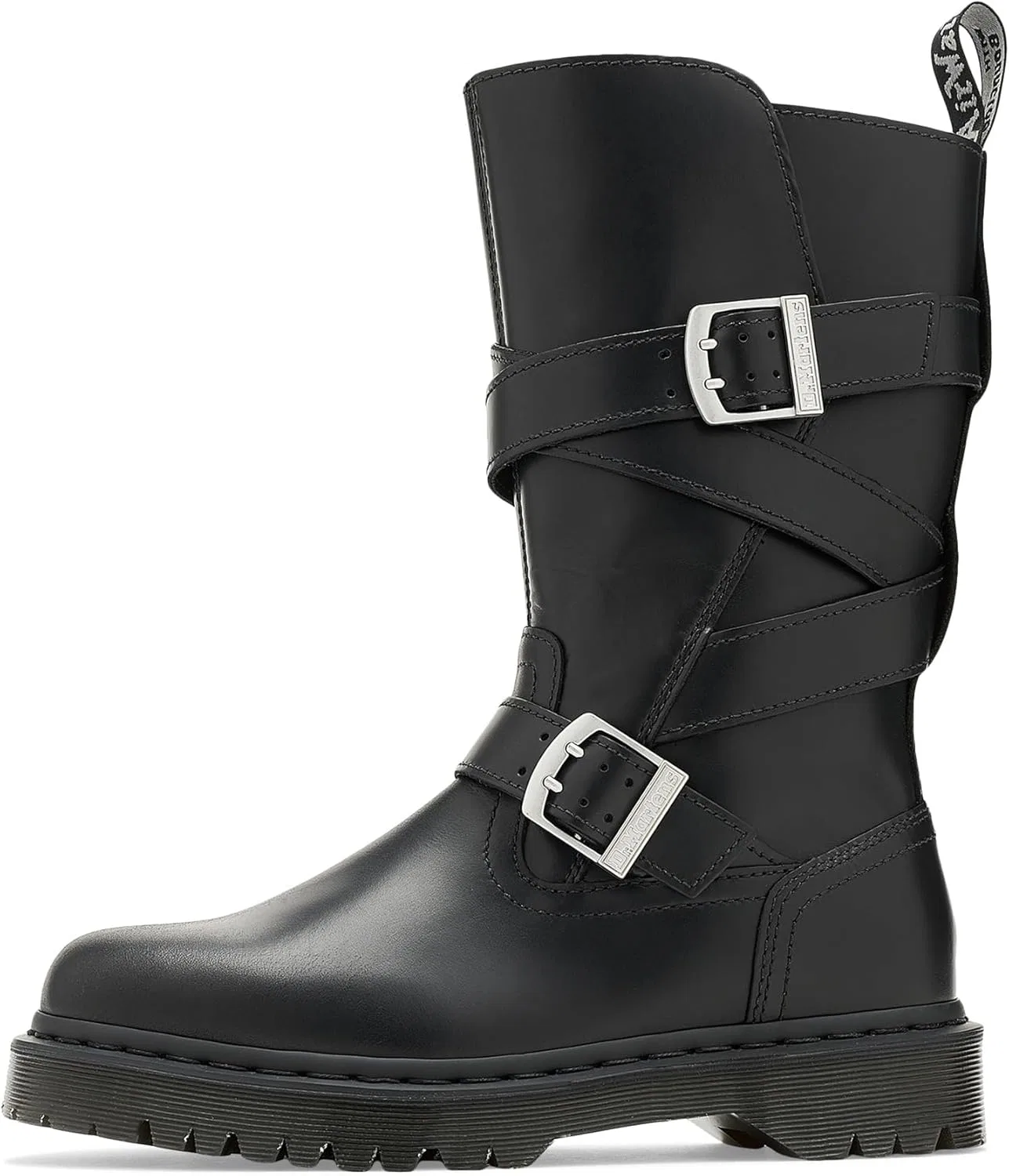 Ботинки Dr. Martens унисекс для взрослых с анистоноподобным ремешком, Black — фото 4