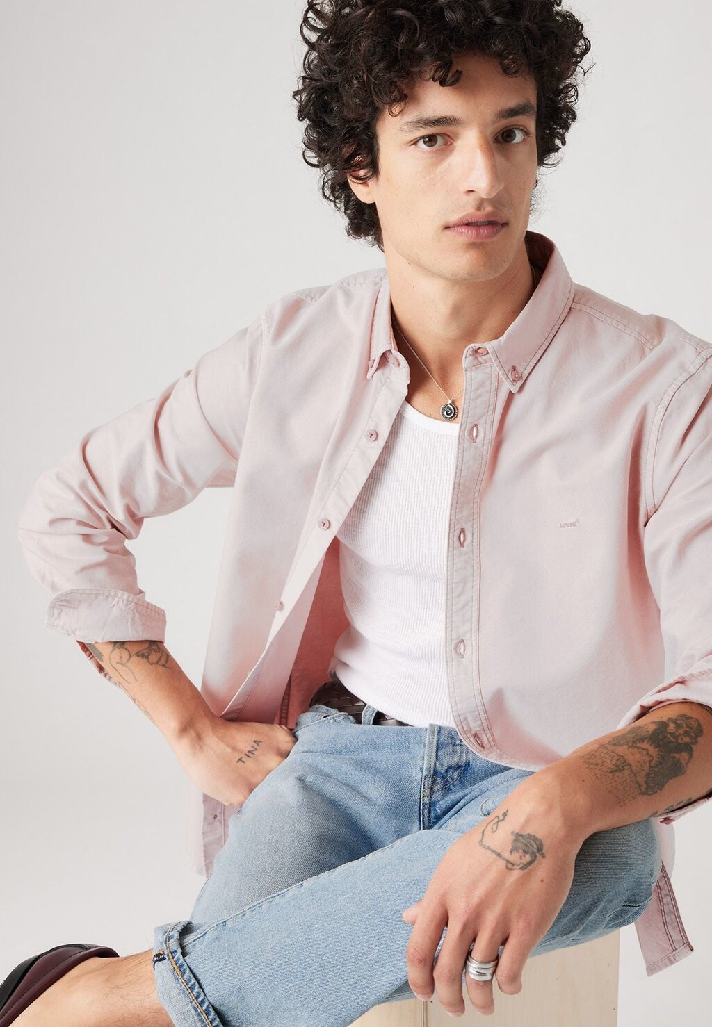 

Рубашка AUTHENTIC BUTTON DOWN Levi's®, розовый