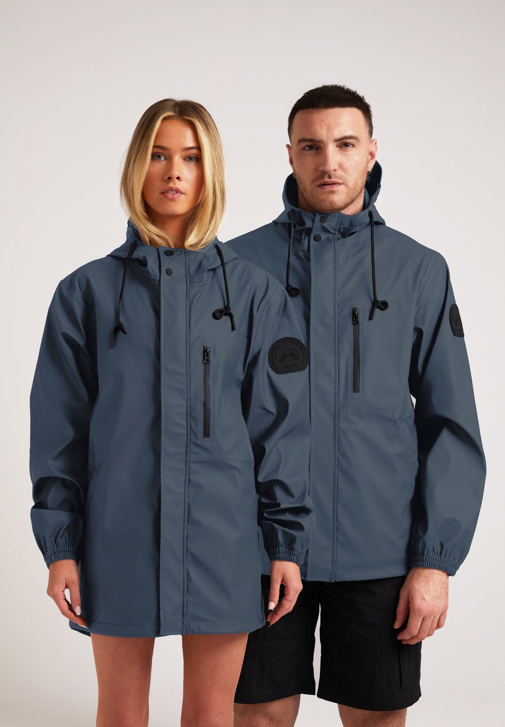

Водонепроницаемая куртка ELEMENTS HOODED RAINCOAT - Parka - grey JACK1T, серый