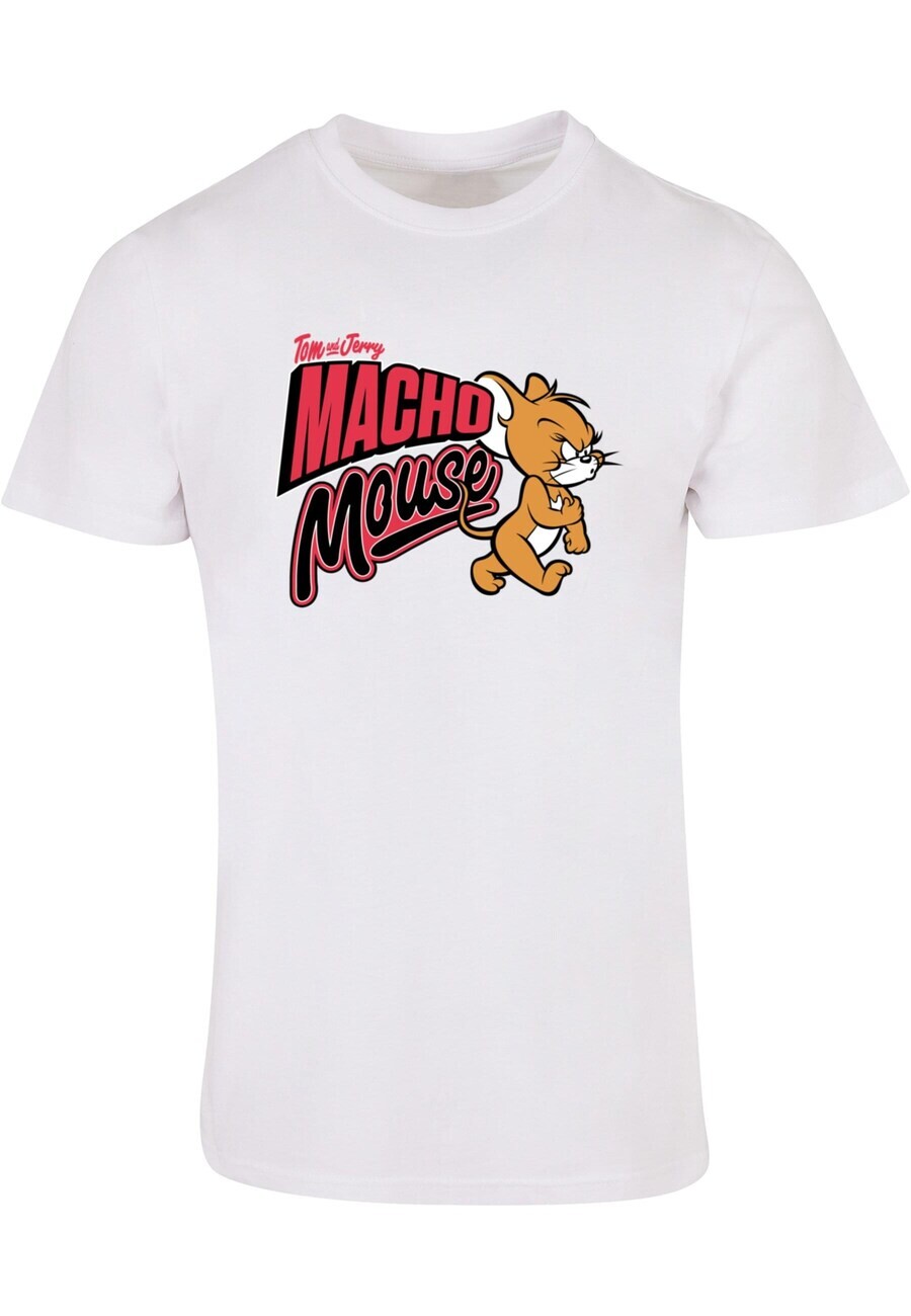 

Классическая футболка ABSOLUTE CULT Shirt Tom And Jerry - Macho Mouse, белый