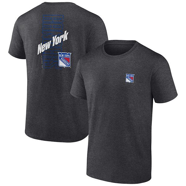 

Футболка new york rangers backbone heather charcoal Unbranded