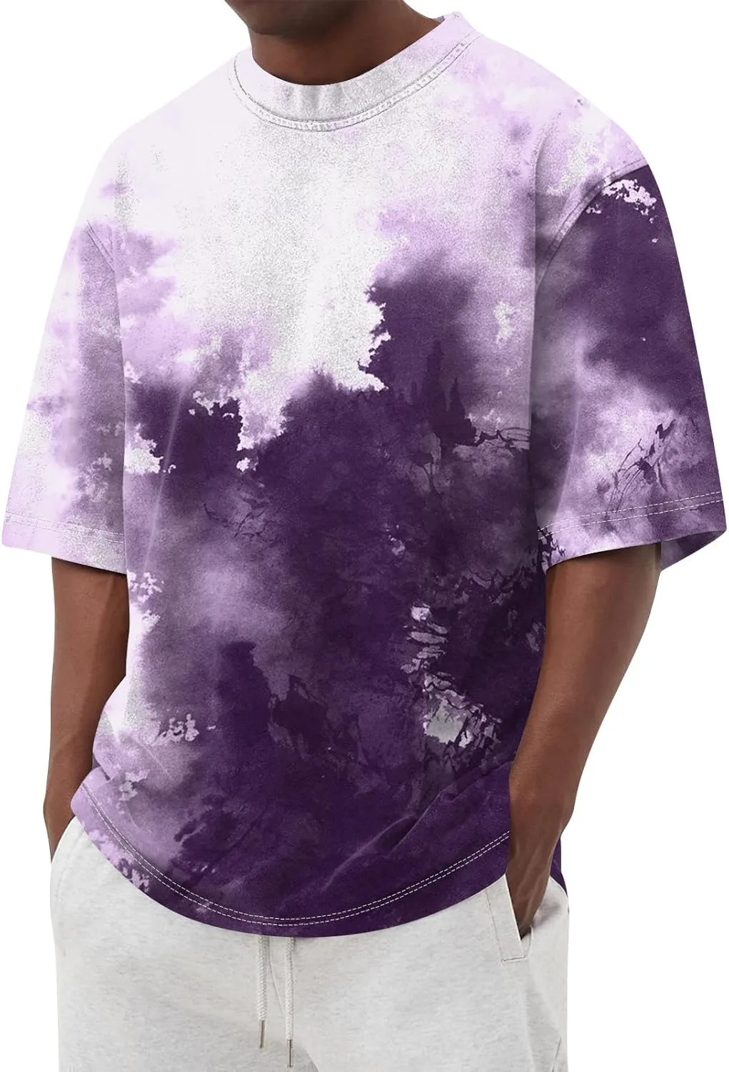 

Мужская футболка с коротким рукавом, летняя базовая модель