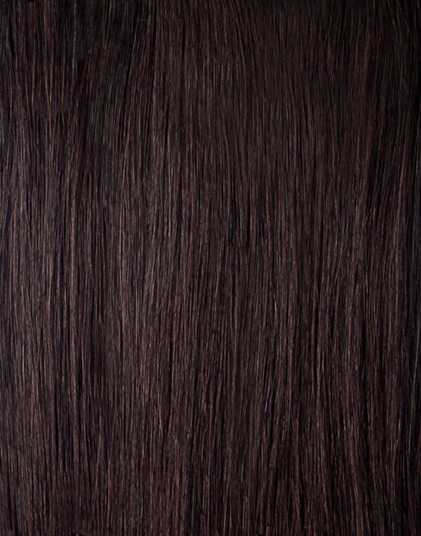 Накладные волосы clip in pferdeschwanz haarverlängerung #2 dunkelbraun - glatt Fashiongirl — фото 2