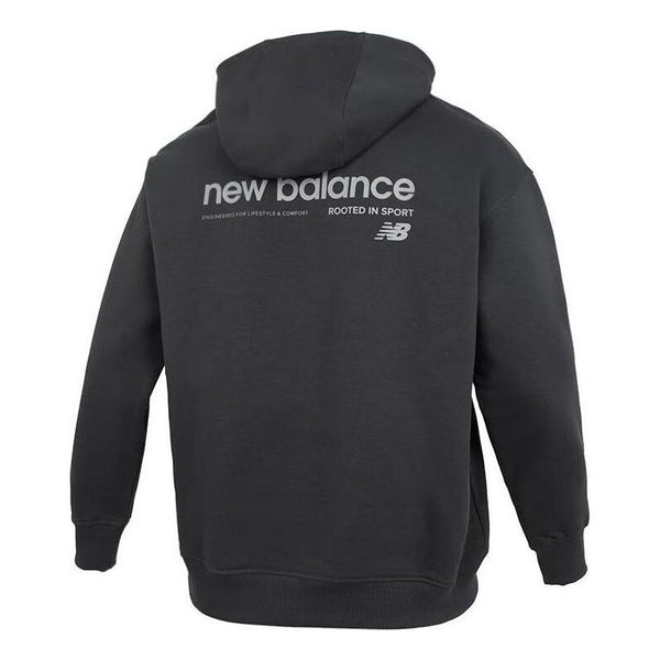 

Толстовка с капюшоном с вышивкой nb logo hoodie New Balance, черный