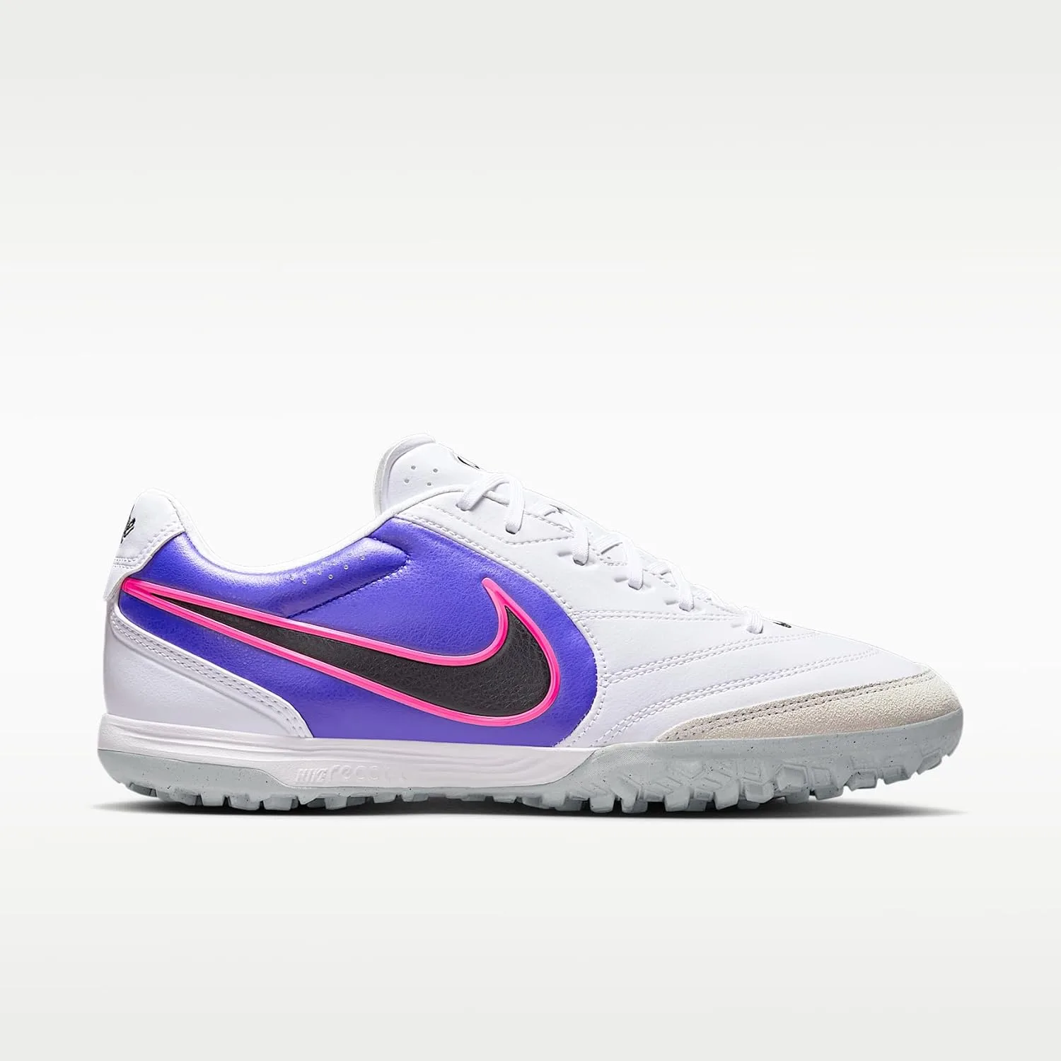 Мужские кроссовки Nike Tiempo Ligera Pro TfSoccer, белый/черный/синий/розовый — фото 3
