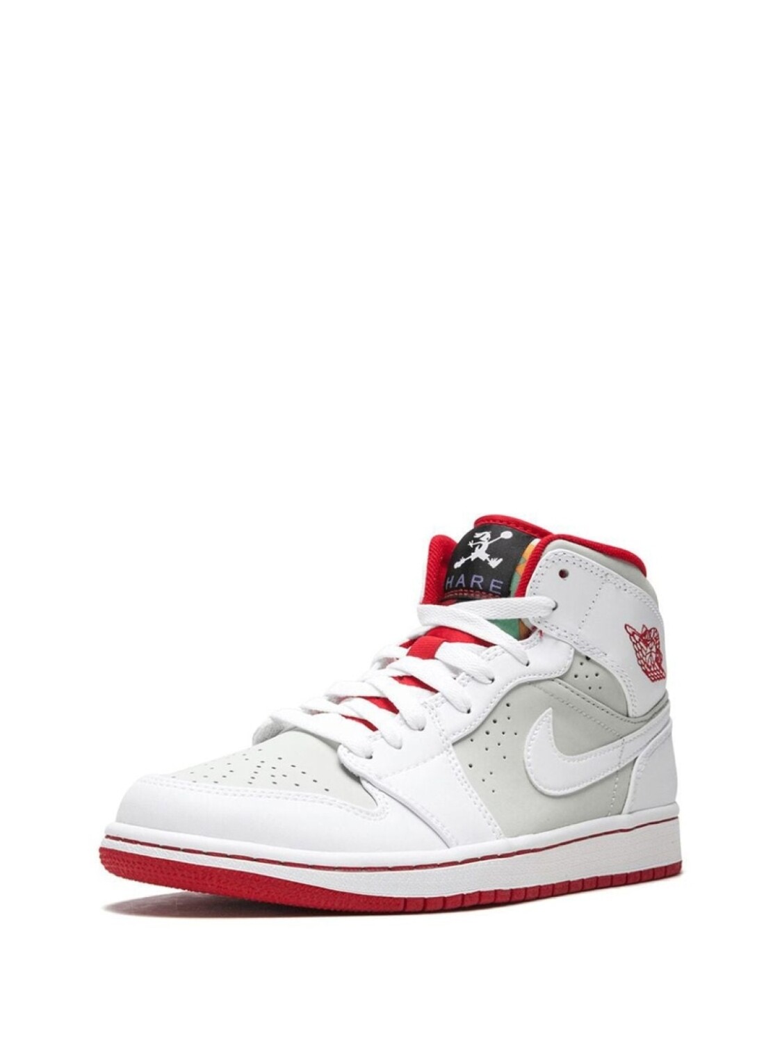 Jordan высокие кроссовки Air Jordan 1 Mid WB, белый — фото 4