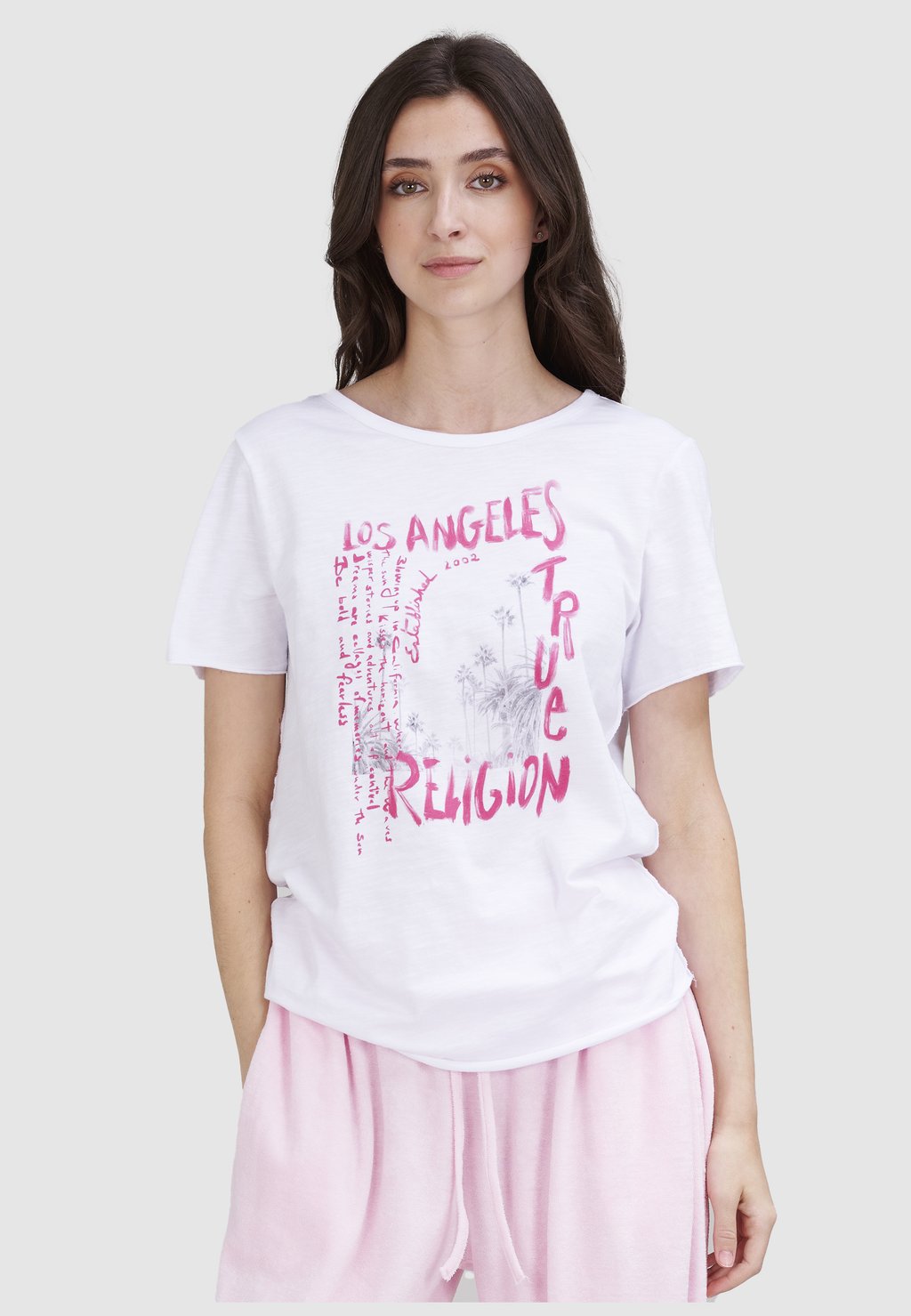 

Футболка с принтом PALM True Religion, белый