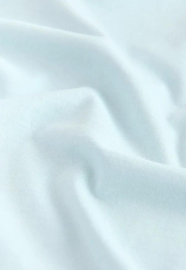 Базовая футболка с круглым вырезом и стандартным кроем. Next, Ice Blue — фото 3
