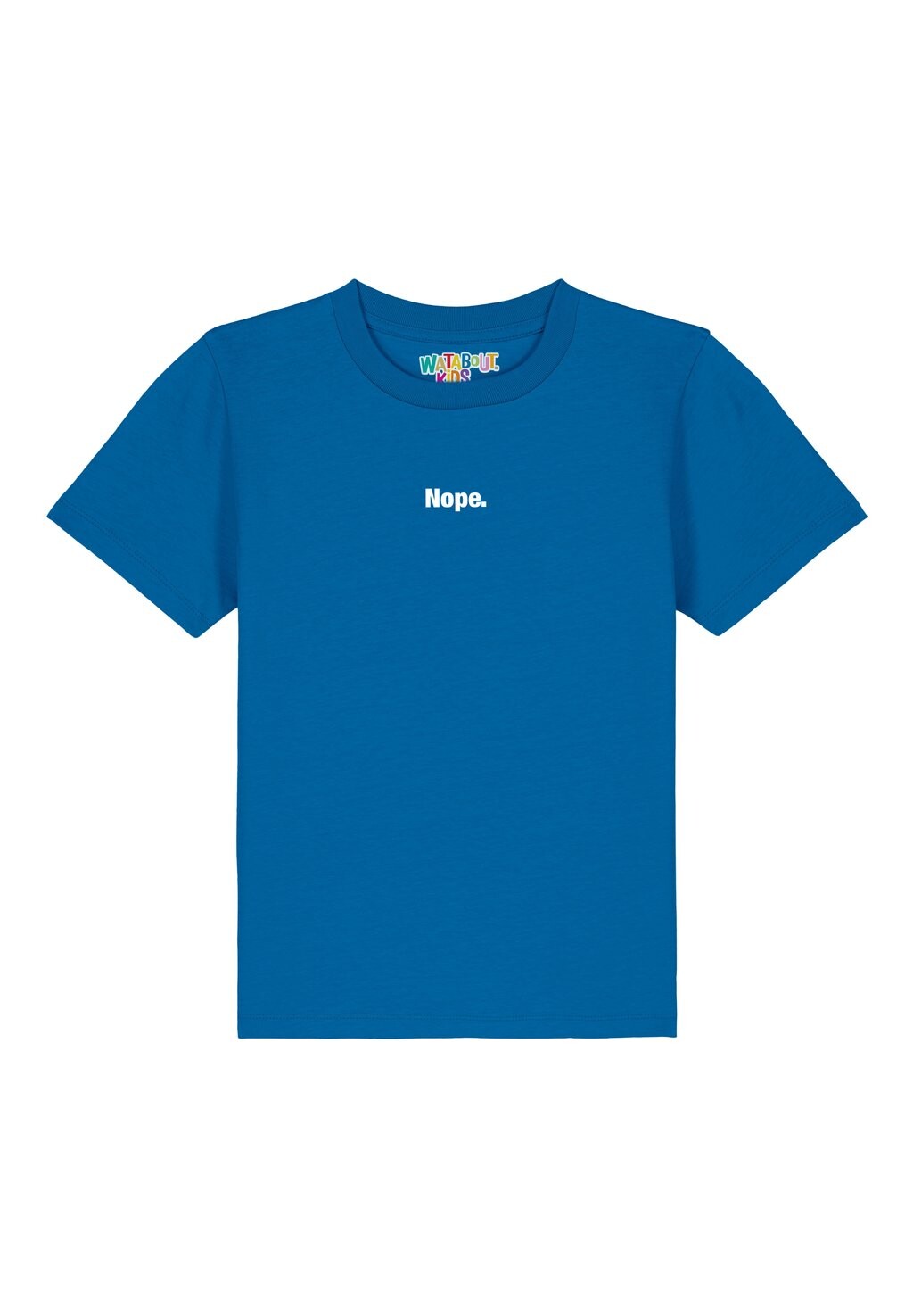 

Футболка с принтом NOPE Watapparel, цвет royal blue