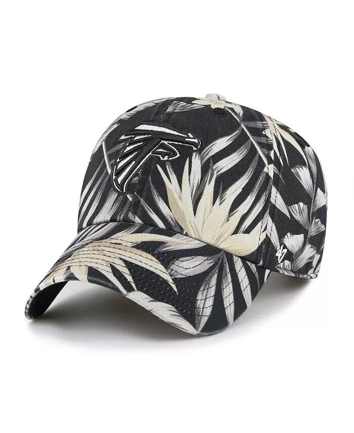 

Мужская черная кепка Atlanta Falcons Tropicalia Clean Up Adjustable '47 Brand