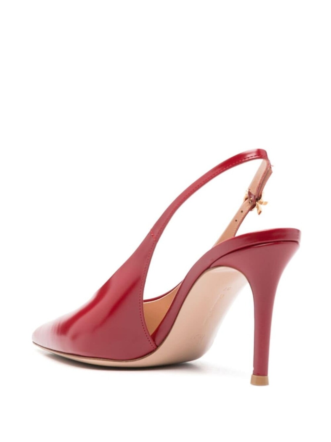 Gianvito Rossi туфли Robbie 85 с ремешком на пятке, красный — фото 3