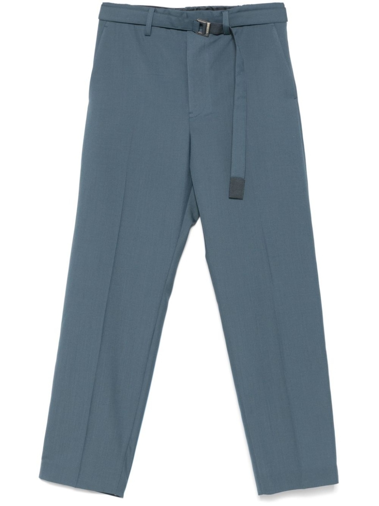 

Sacai брюки с поясом, синий