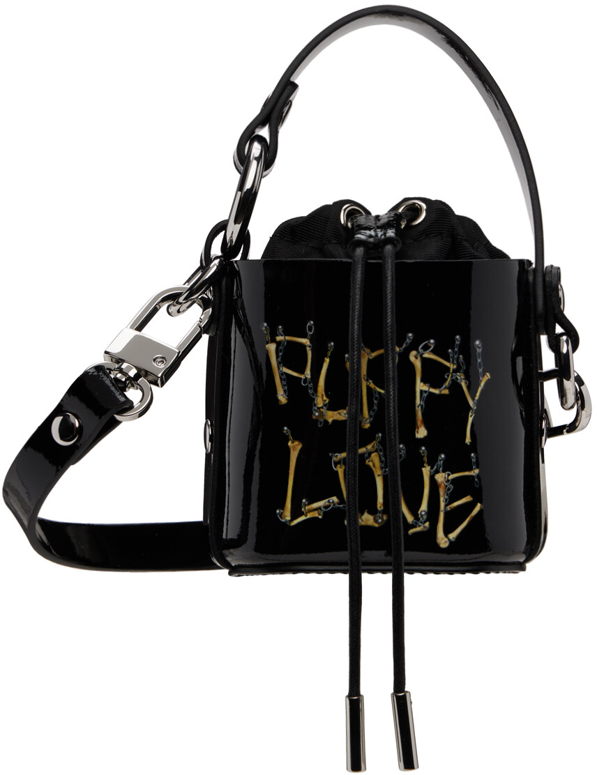 

Черная мини-сумка-ведро Daisy с завязками Vivienne Westwood
