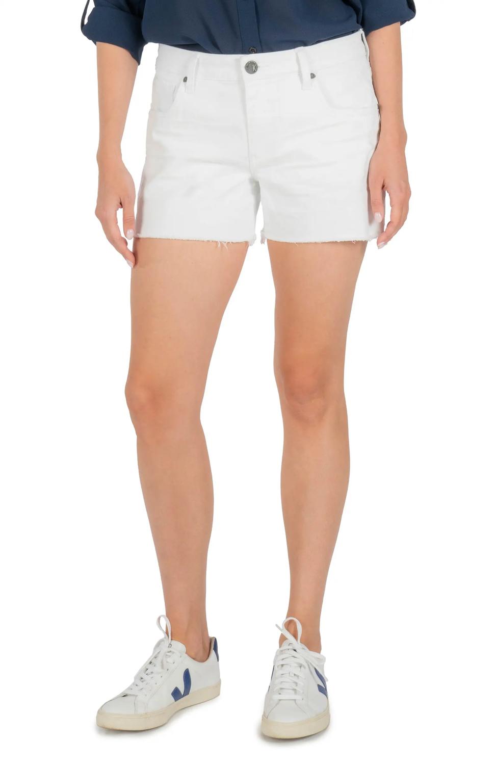

Шорты Jane High Rise в оптическом белом цвете KUT FROM THE KLOTH