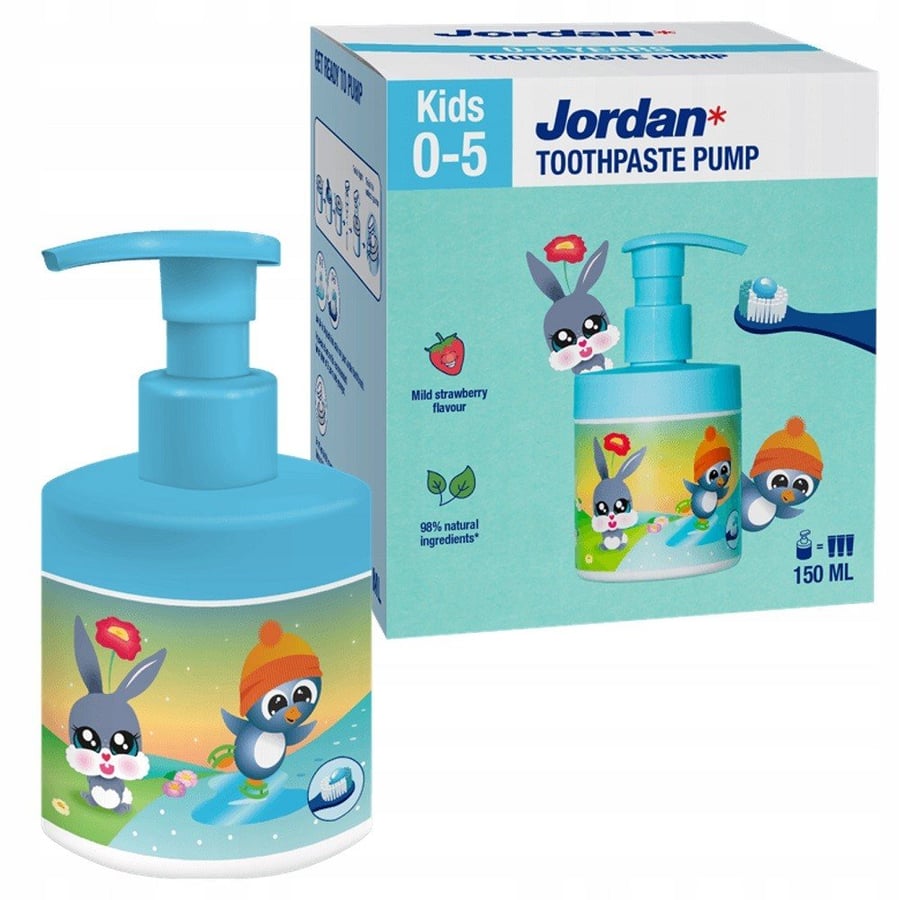 

Детская зубная паста Jordan - KIDS 0-5 лет 150 мл со вкусом клубники