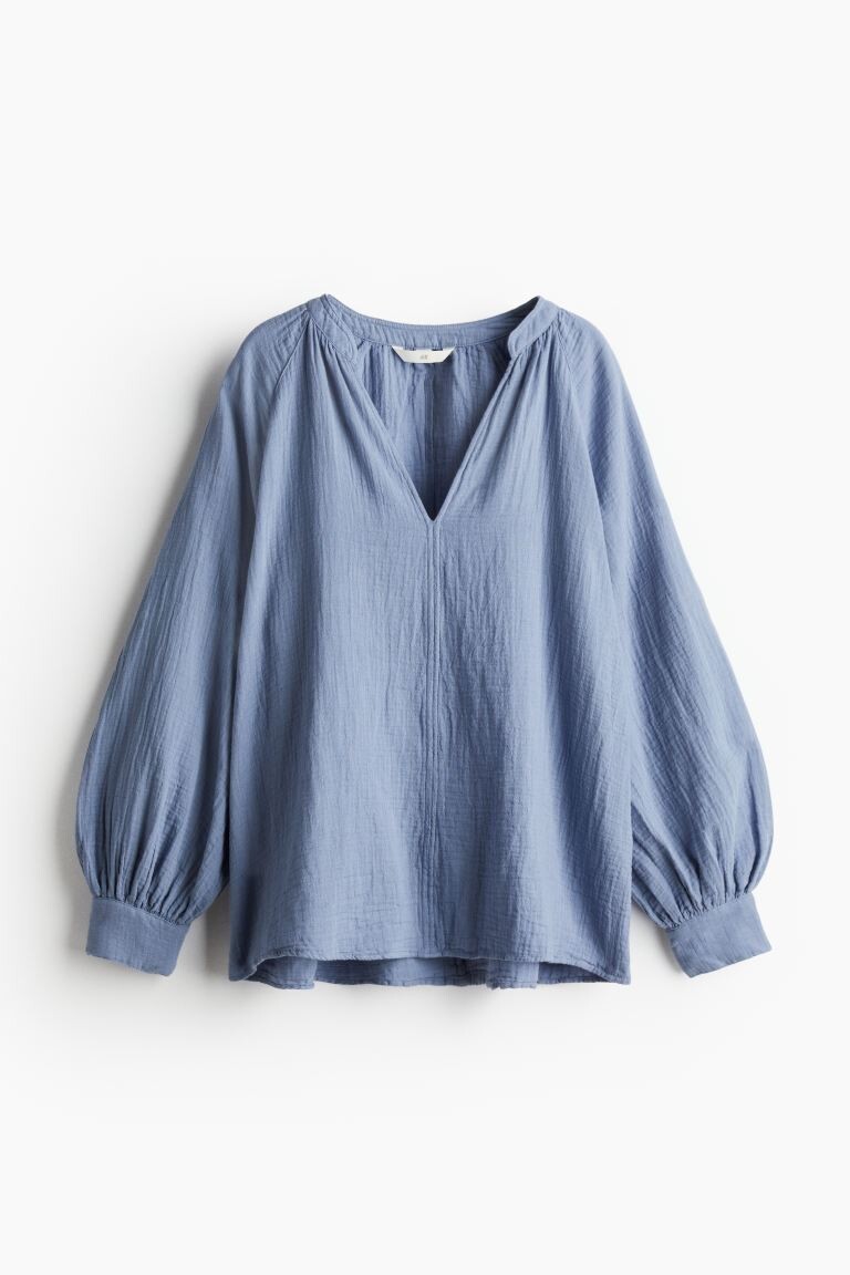 

Блузка двойной плетения H&M, синий