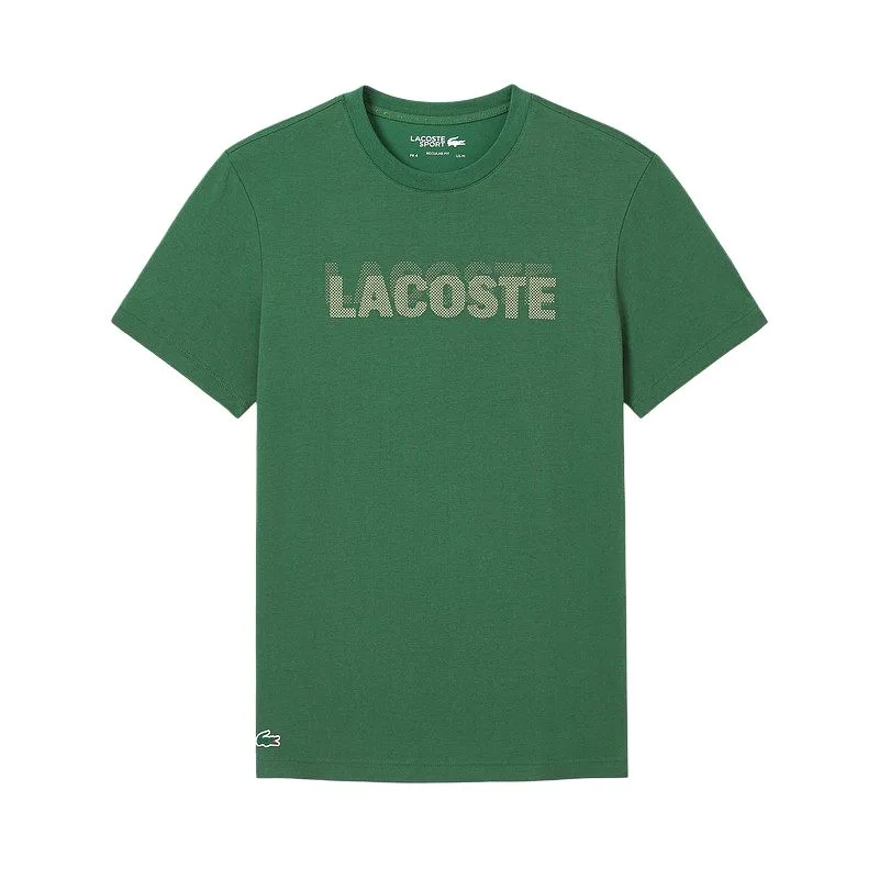 Футболка мужская с круглым вырезом умеренного прямого кроя LACOSTE, 4IB/Navy Blue/Orange — фото 4