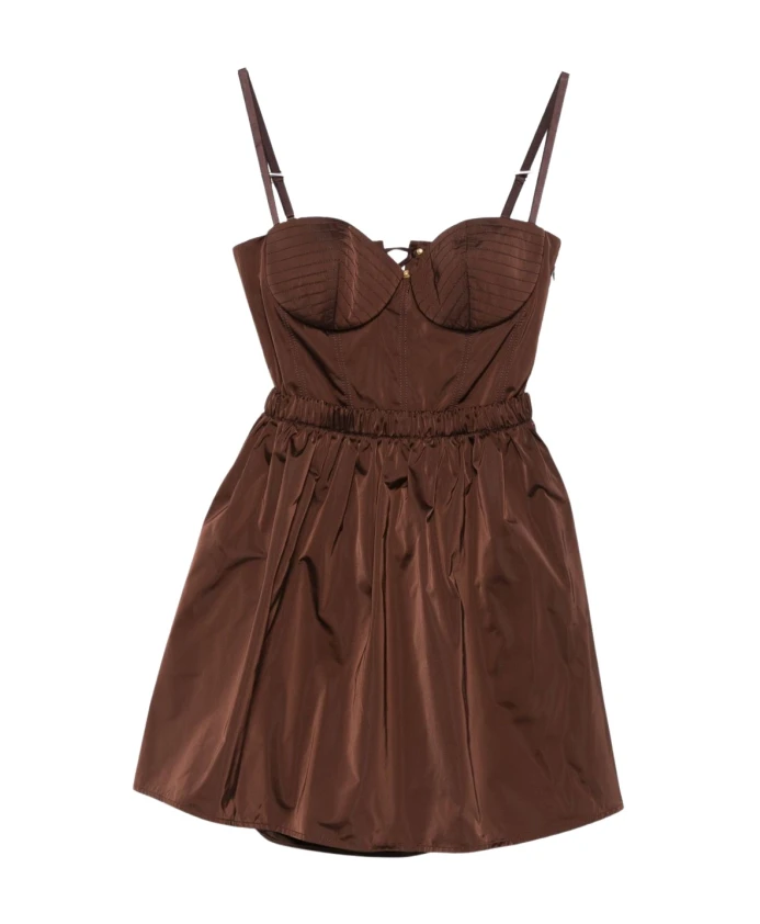 

Женское платье, коричневое, hw25 Elisabetta Franchi, коричневый