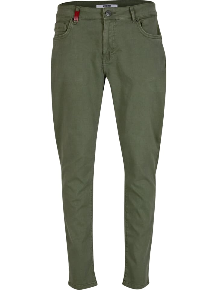 

Джинсы премиум-класса 2Y оливкового цвета 2Y Premium