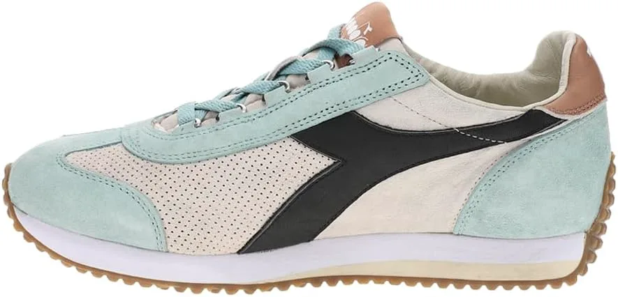 Мужские кроссовки Diadora Equipe Suede Stone Wash на шнуровке повседневные - бежевые, бежевый — фото 3