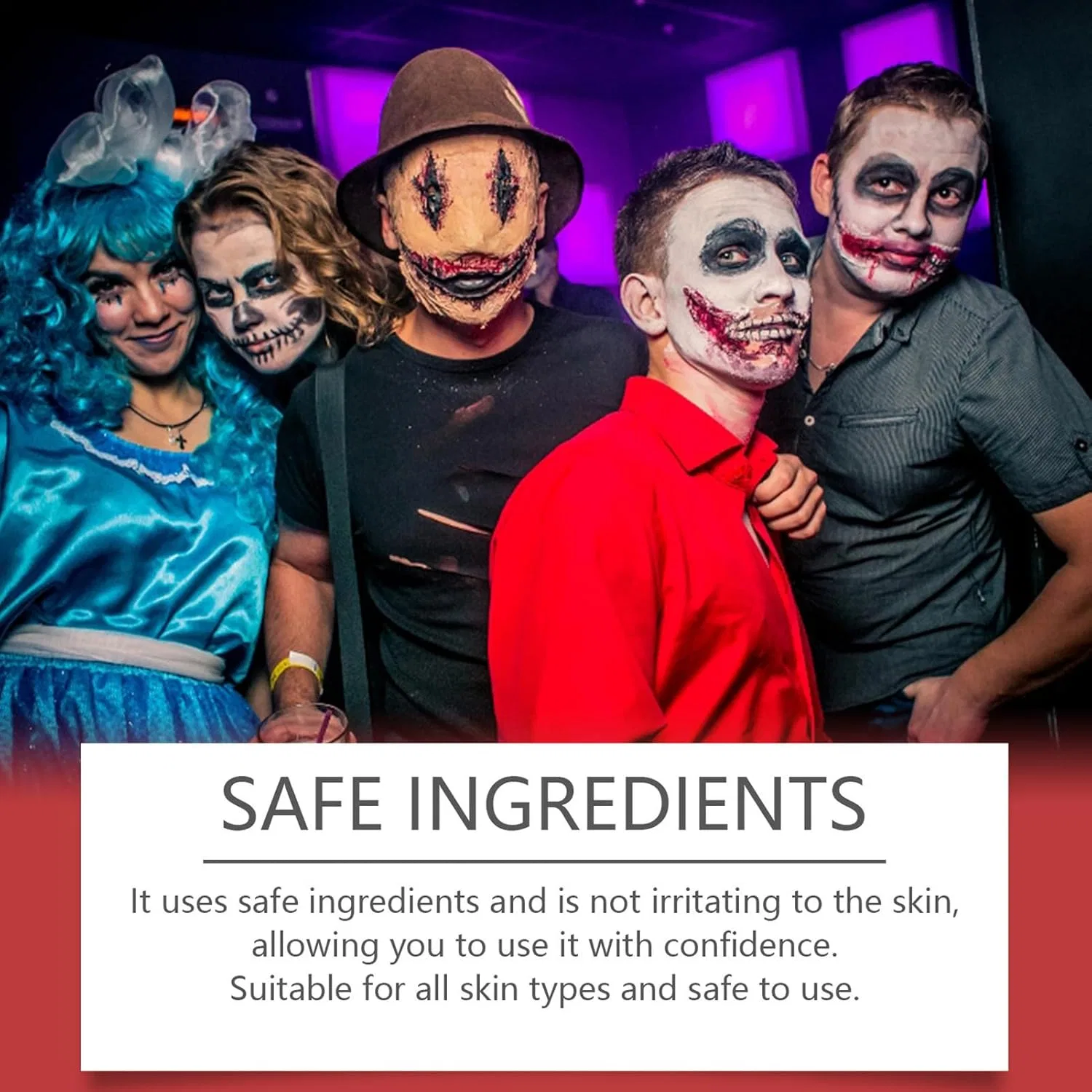 Искусственная кровь Stage Blood Halloween для косплея, 50 мл, красная — фото 4