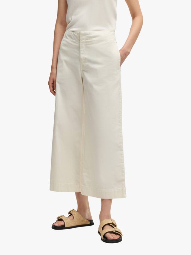 

Брюки - кюлоты в складку от tahiana HUGO BOSS, белый