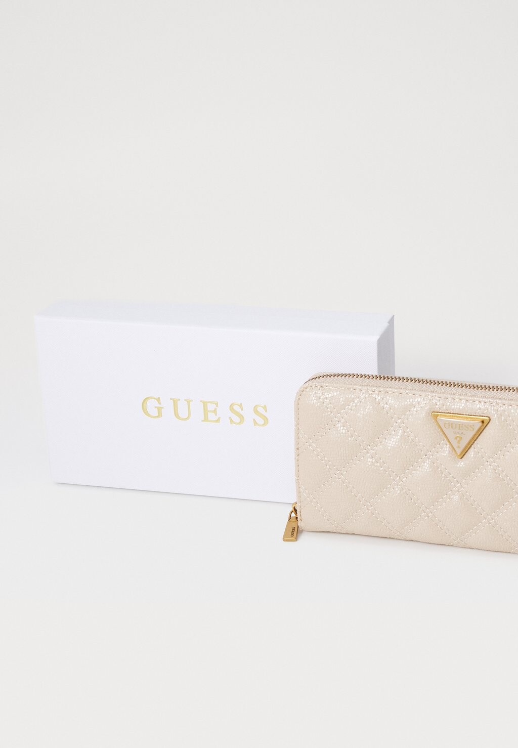 

Кошелек GIULLY LARGE ZIP AROUND Guess, бежевый