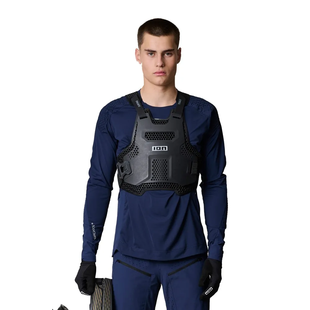 

Джерси эндуро с длинным рукавом ION Gridxkn scrub select, синий