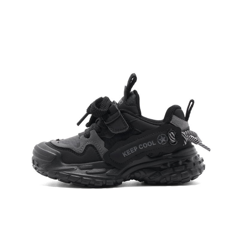 

Износостойкие, нескользящие, низкие повседневные кроссовки для детей Jeep, черный