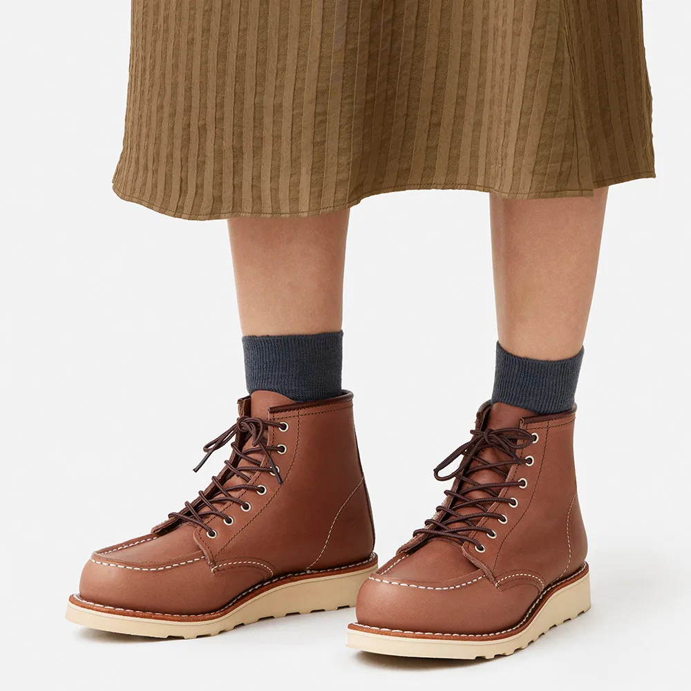 Мужские 6-дюймовые ботинки Moc Toe 3426 Mocha Oro-iginal от Red Wing Shoes — фото 2