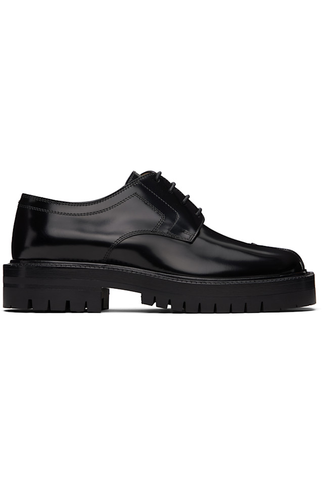 Дерби на шнуровке Tabi Maison Margiela, черный