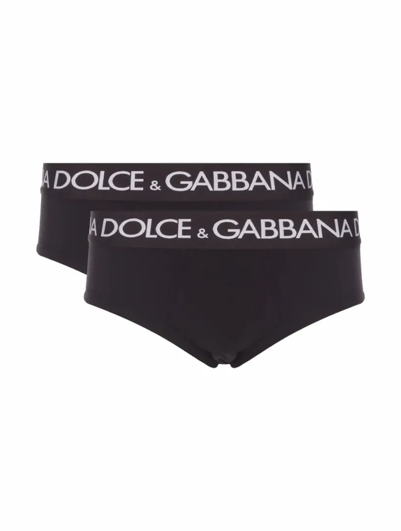 

Набор из двух трусов Dolce&Gabbana, черный